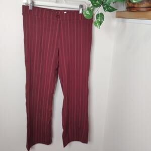 Betabrand Classic Yoga Ponte Knit Dress Pants in Star Sherry Size Large Petite